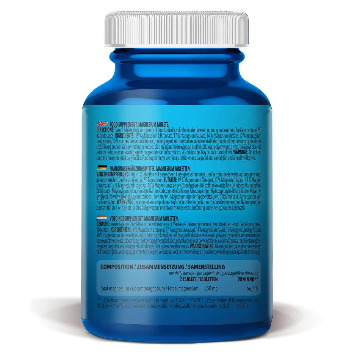 Magnesium Complex (180 Tabletten) – Bild 3