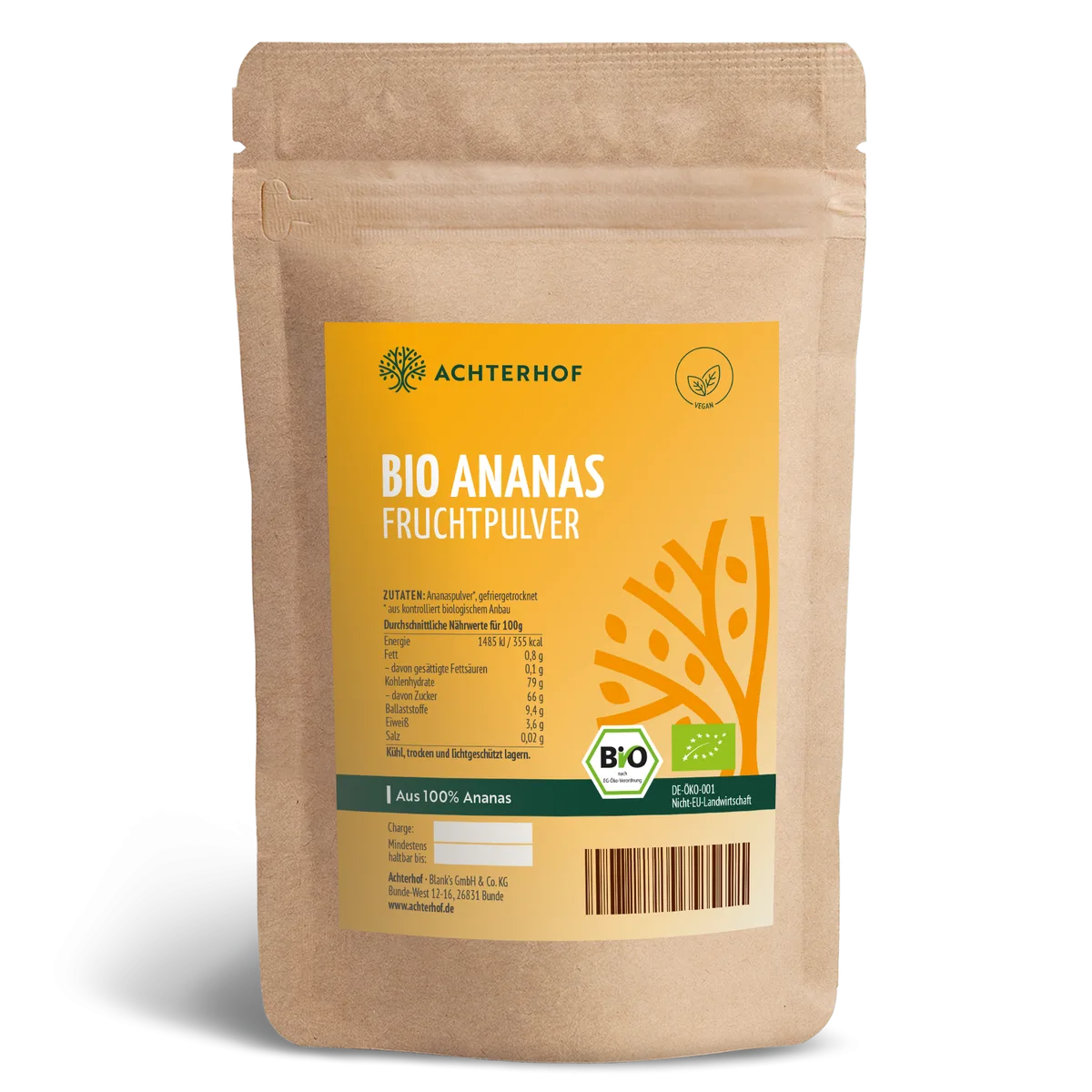 Bio Ananas Fruchtpulver (100g)