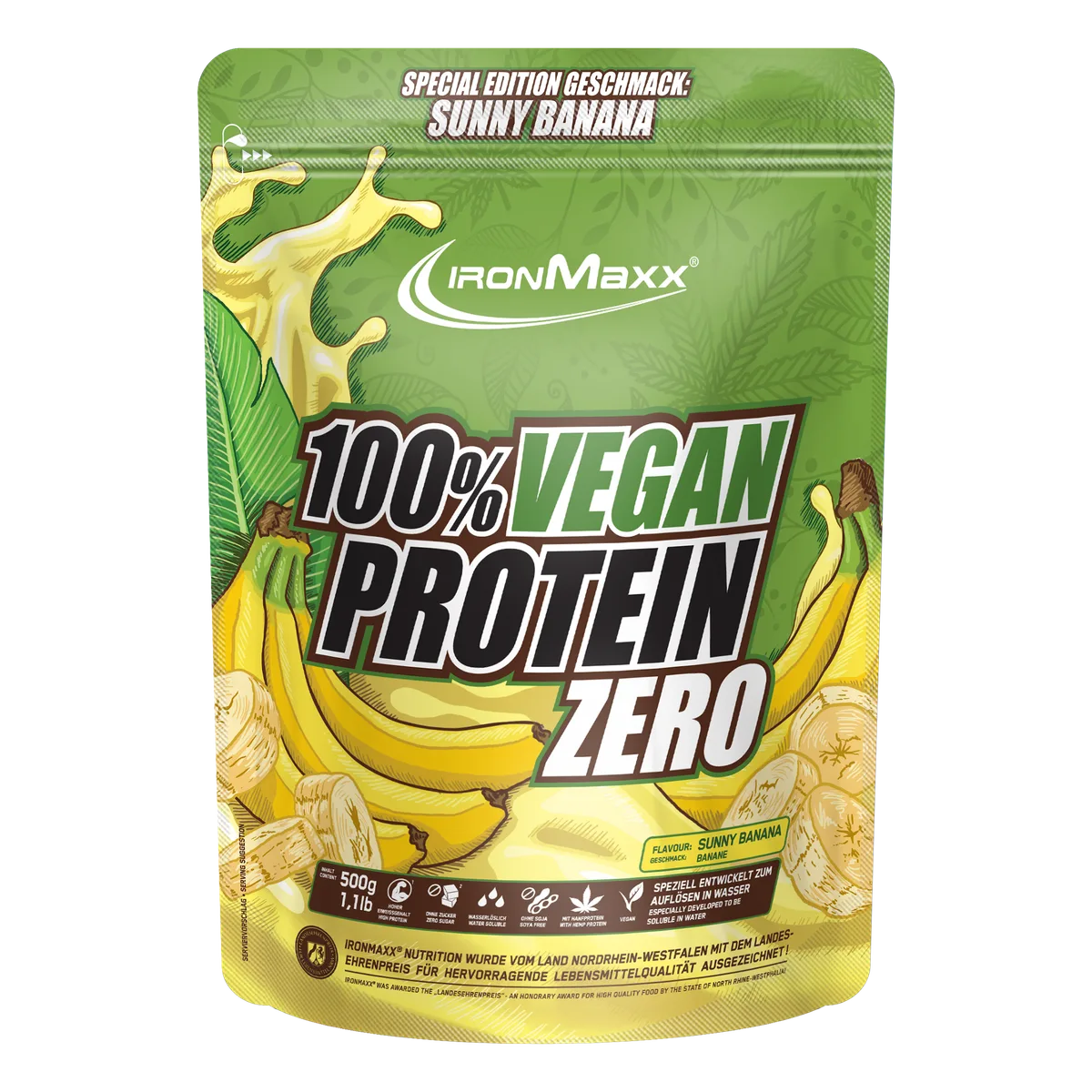 100% Vegan Protein Zero (500g) - Sunny Banana