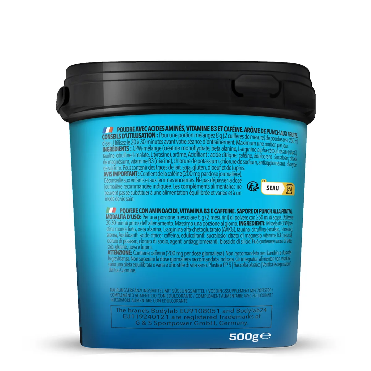 Concentrated Pre Workout (500g) Schwarze Johannisbeere – Bild 8