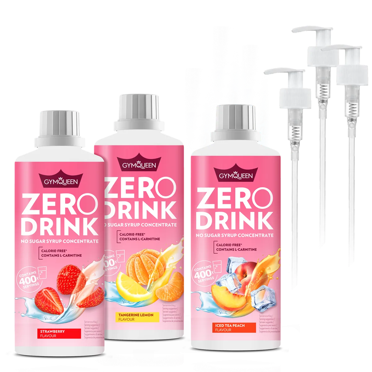 Zero Drink 3er Pack inkl. Dosierspender