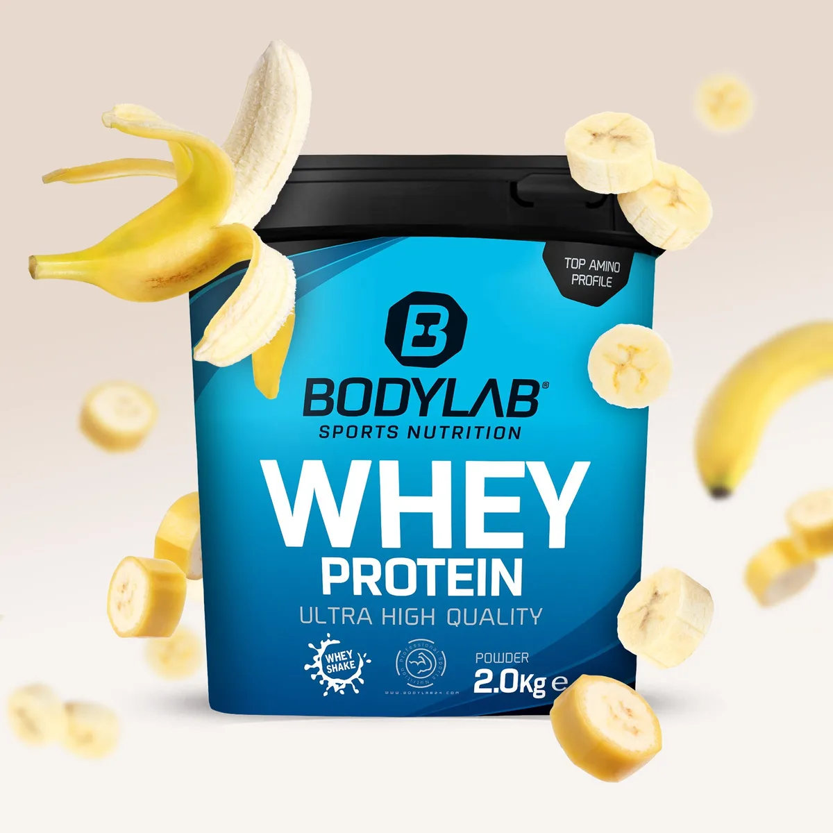 Whey Protein (2000g) Cherry Yoghurt – Bild 2