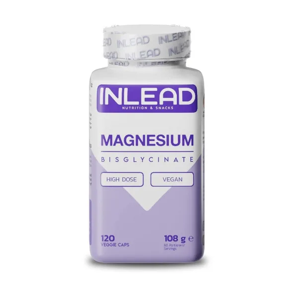 Inlead Nutrition Magnesium Bisglycinate, 120 kaps.
