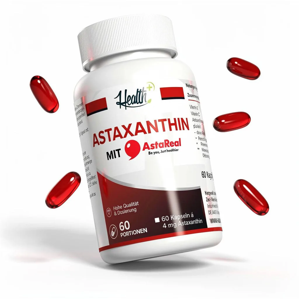 HEALTH+ ASTAXANTHIN, 60 Kapseln – Bild 2