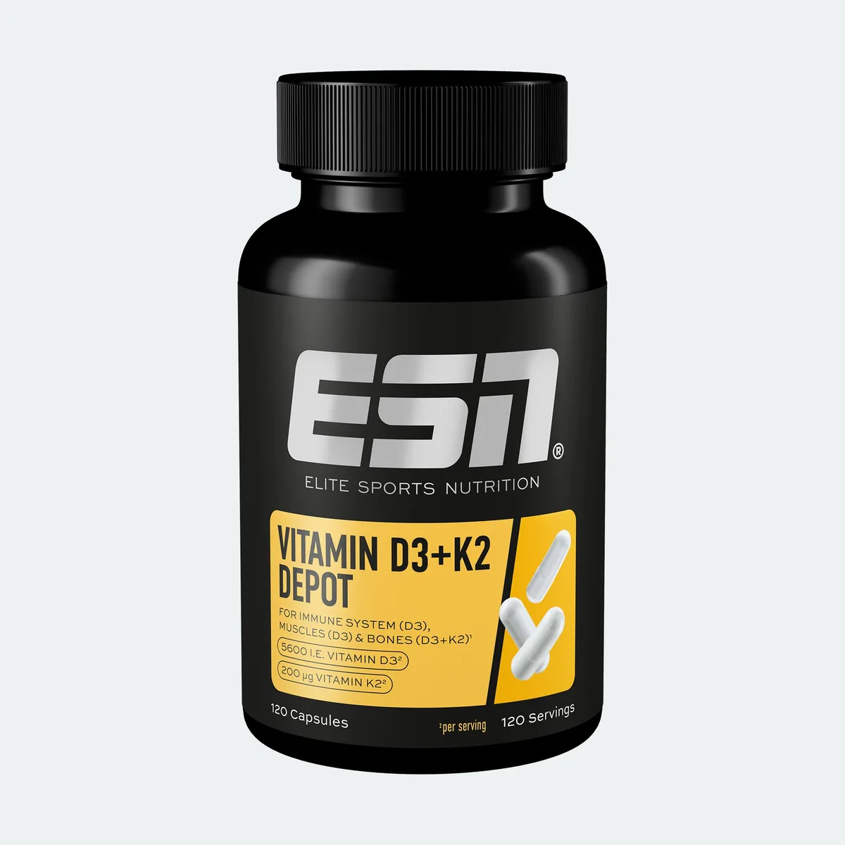 Vitamin D3+K2 Depot 120 Kapseln – Bild 2