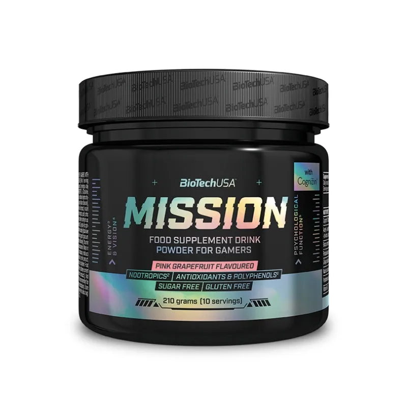 BioTechUSA Mission Pre-Workout, 210g Lemon Ice Tea