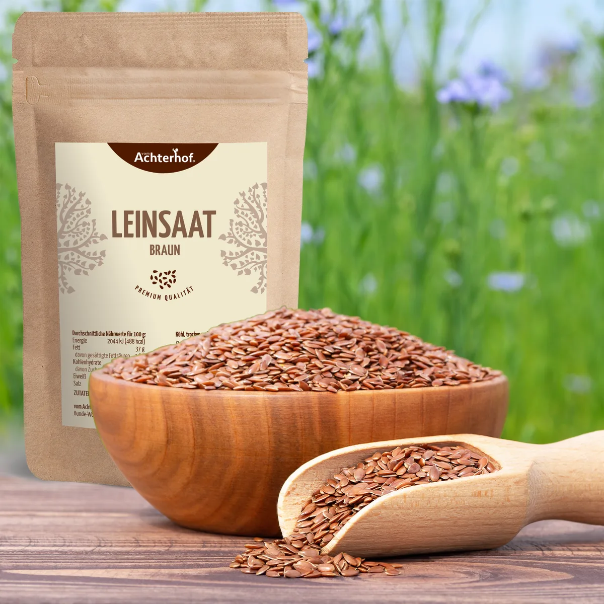 Leinsaat braun (1000g) – Bild 5