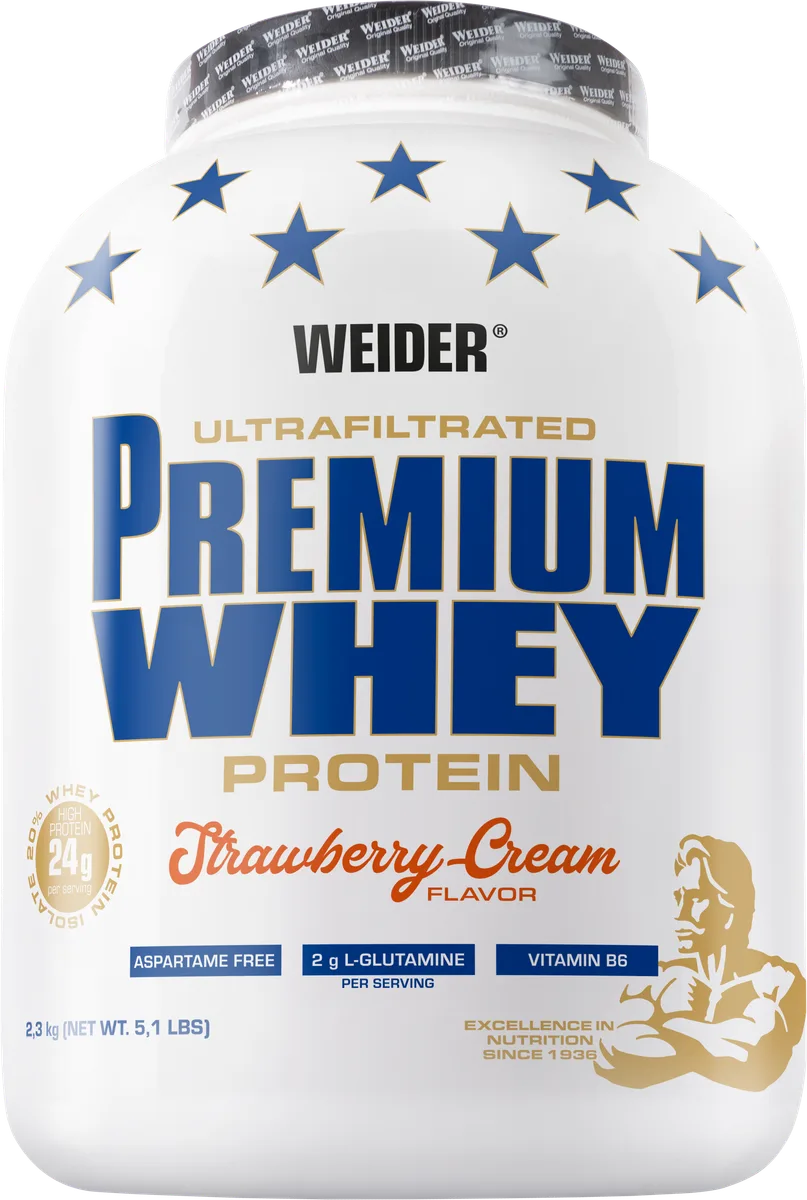 Premium Whey Protein (2300g) Schoko-Nougat – Bild 3