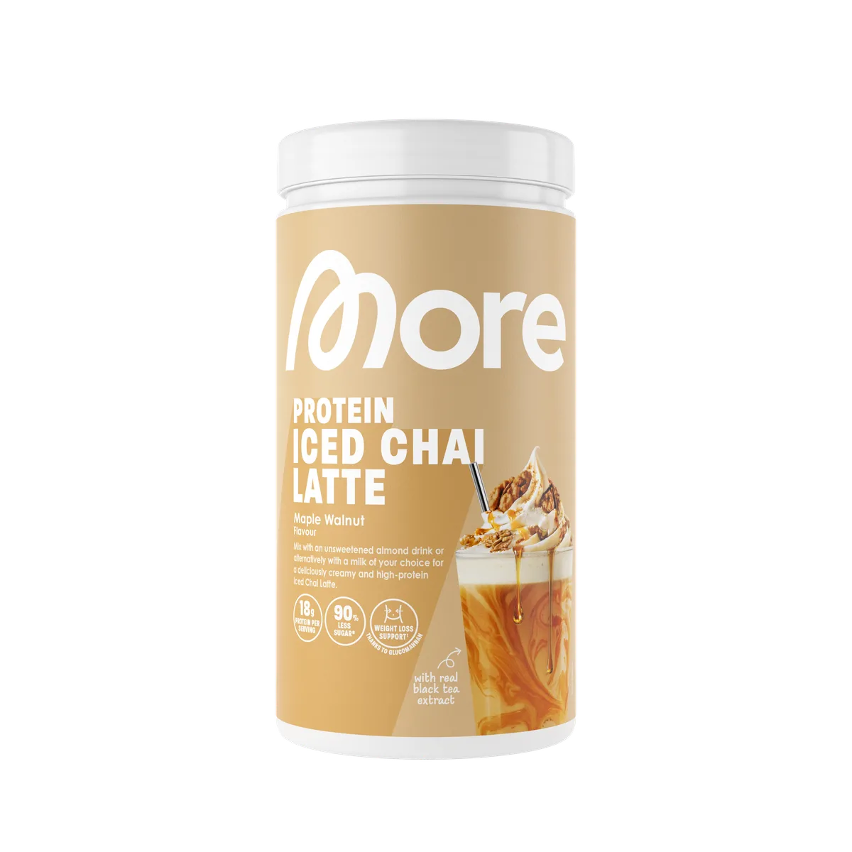 More Protein Iced Chai Latte Maple Walnut / 500g – Bild 3