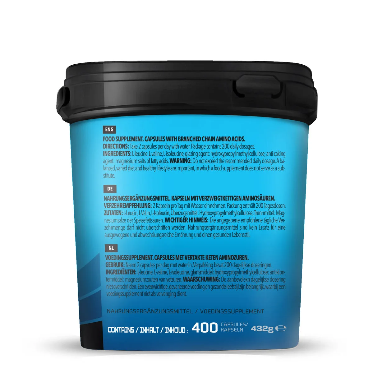 BCAA Mega Caps (400 Kapseln) – Bild 3
