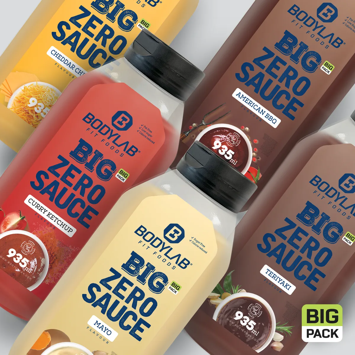 3 x Big ZERO Sauce (je 935ml) – Bild 2