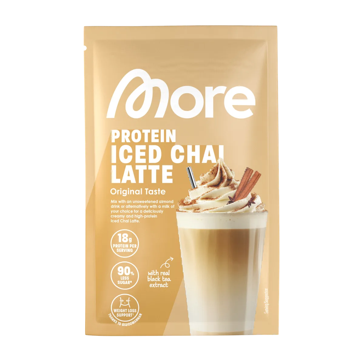 More Protein Iced Chai Latte Maple Walnut / 500g – Bild 2