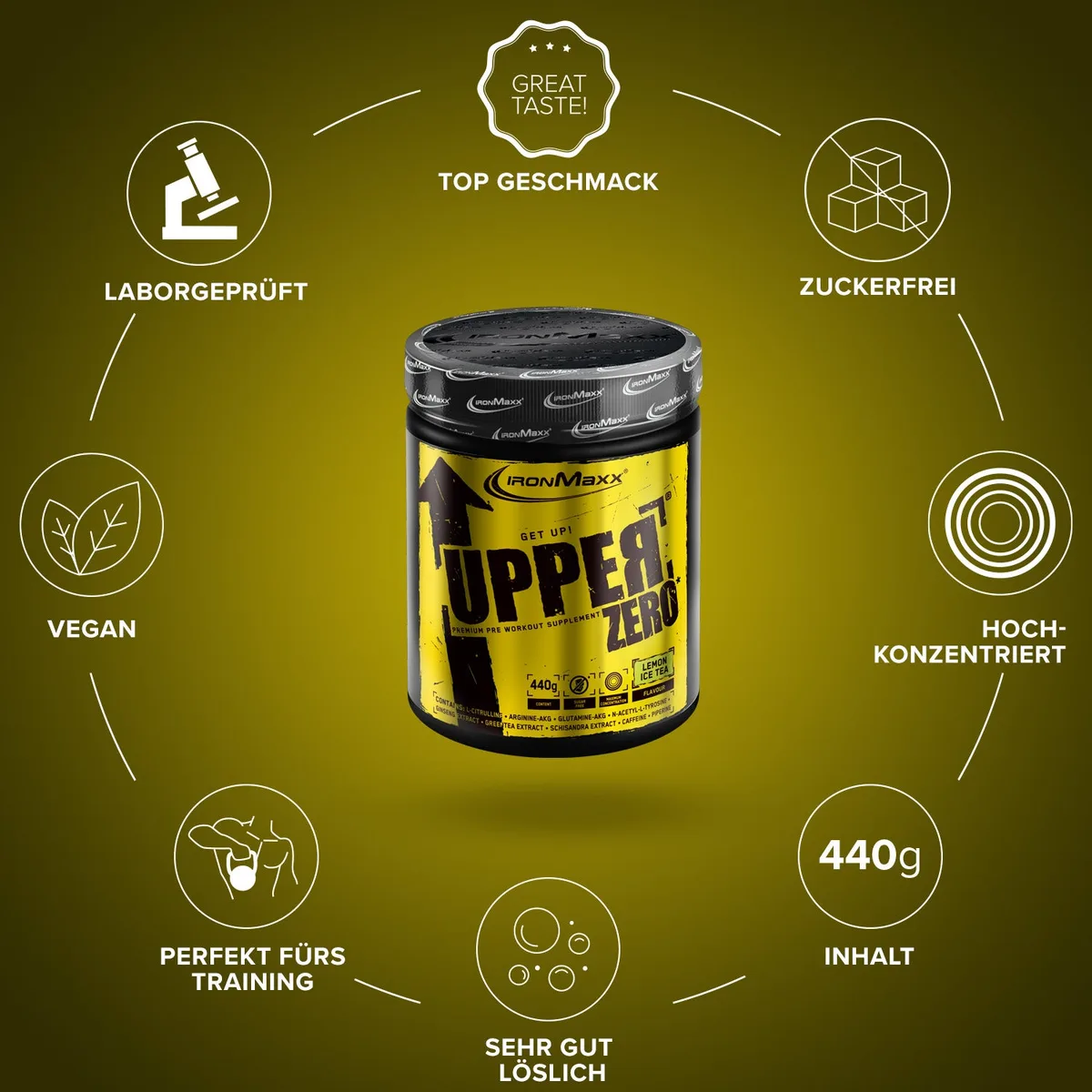 Upper® (440g) - Lemon Ice Tea – Bild 5