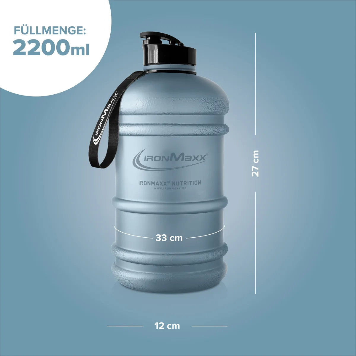 Water Gallon (2200ml) - Matt Solid Kyanite Blue – Bild 5