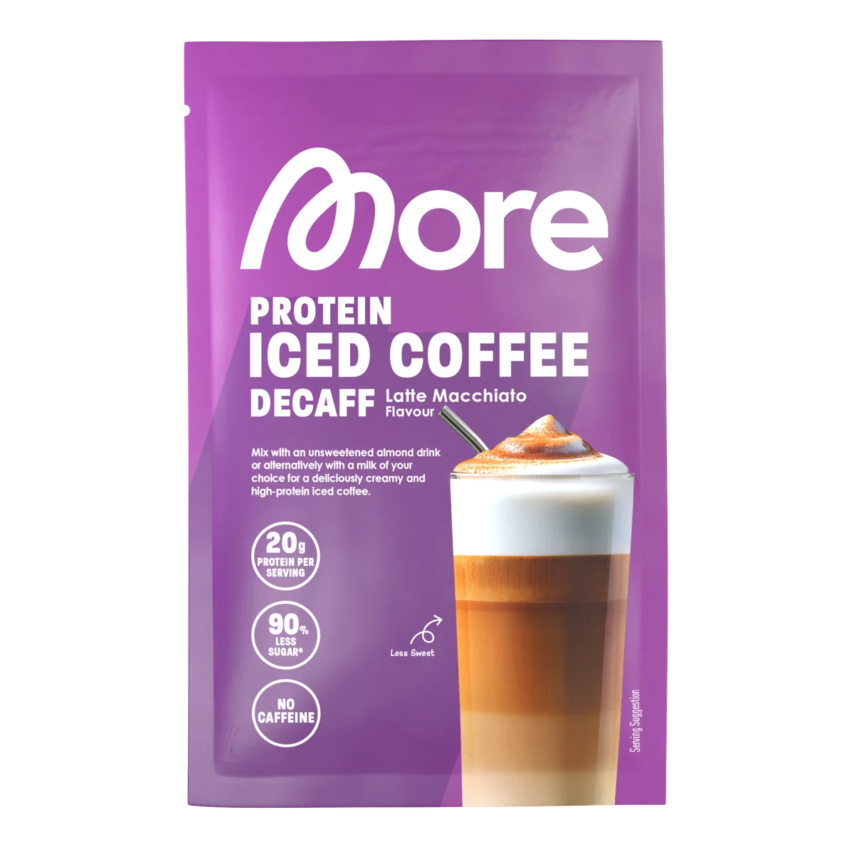 Protein Iced Coffee Decaff Dark Cookie Crumble / 500g – Bild 5