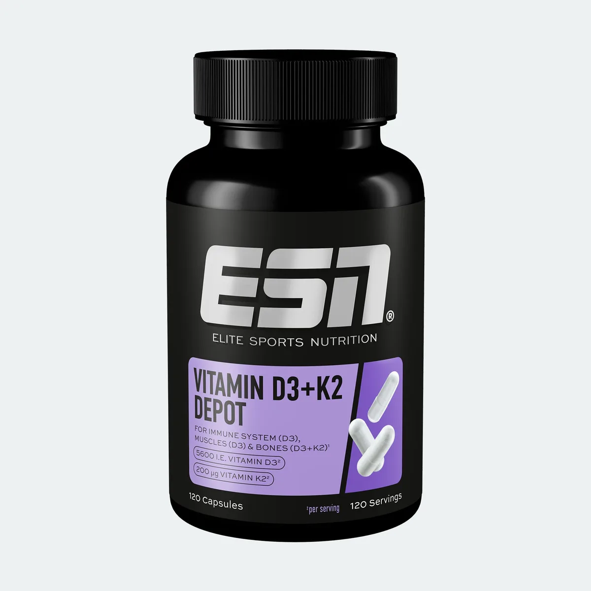 Vitamin D3+K2 Depot 120 Kapseln