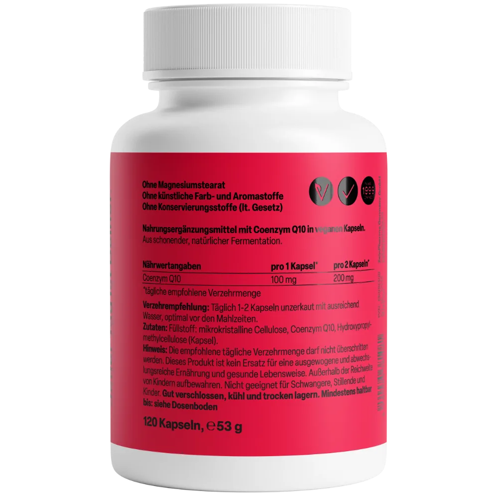 Coenzym Q10 100mg (120 Kapseln) – Bild 2