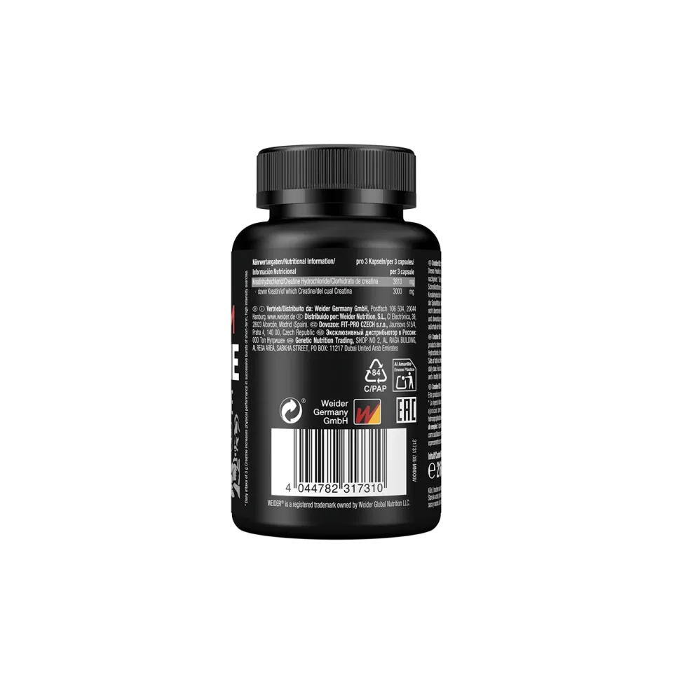 Creatine HCL Caps 150 Kapseln – Bild 6