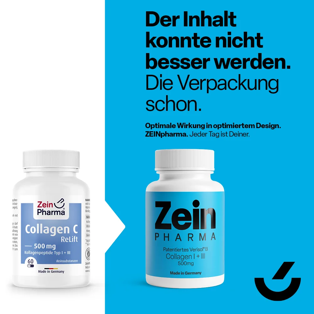 Collagen C ReLift 500mg (60 Kapseln) – Bild 3