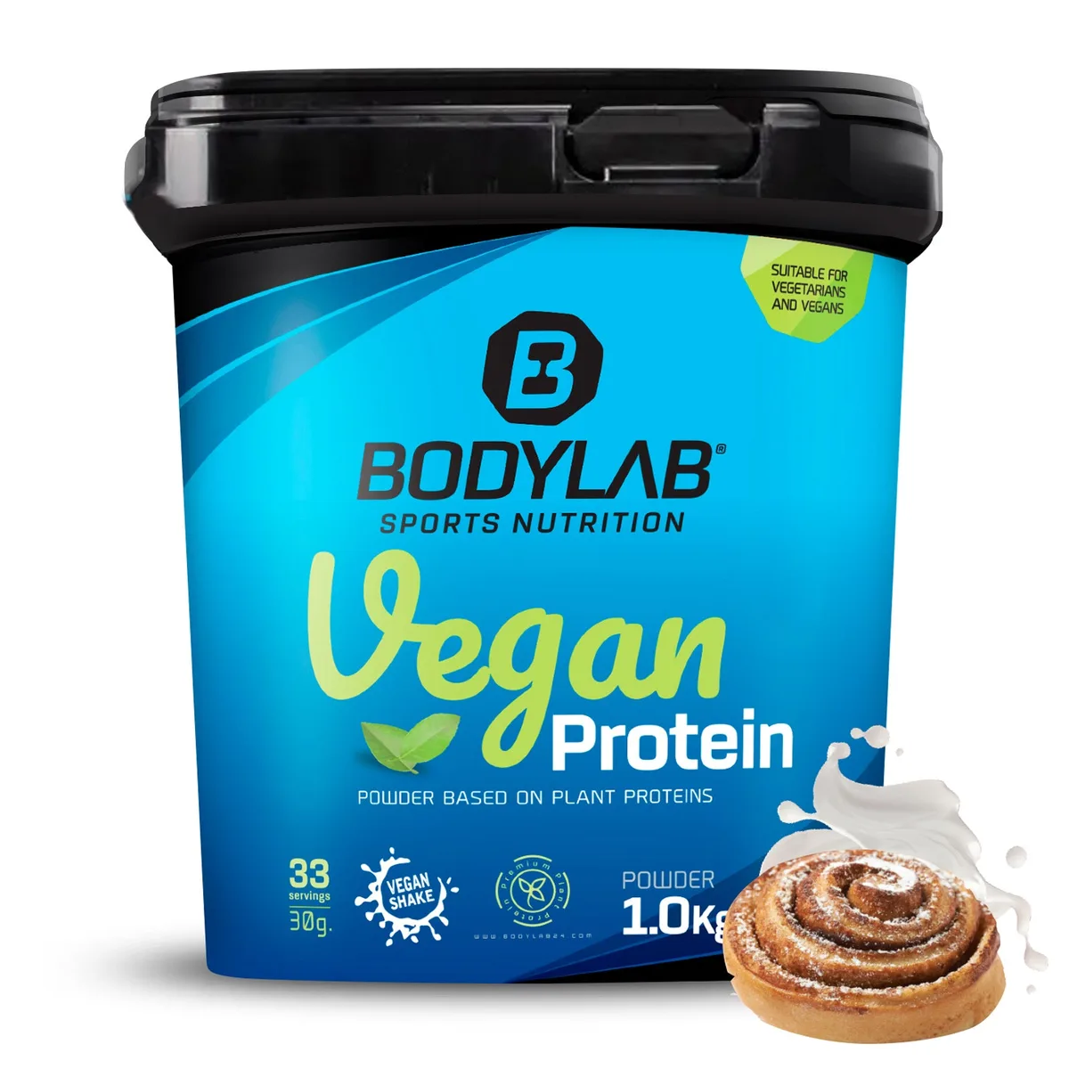 Vegan Protein (1000g) Vanille Softeis – Bild 7