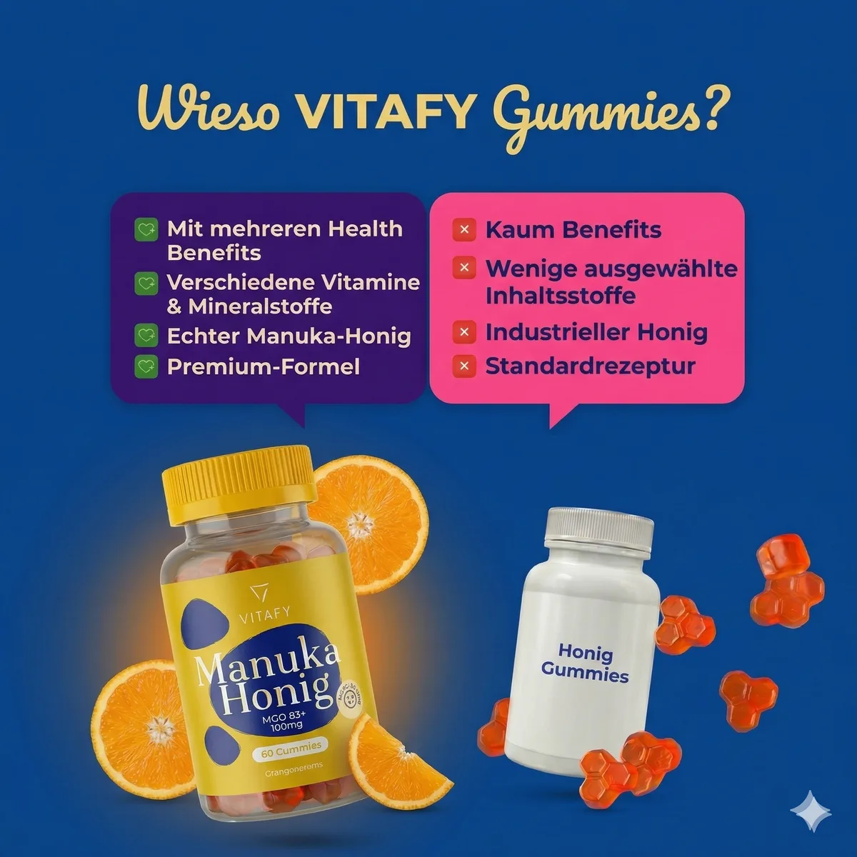 Manuka Honig (60 Gummies) – Bild 6