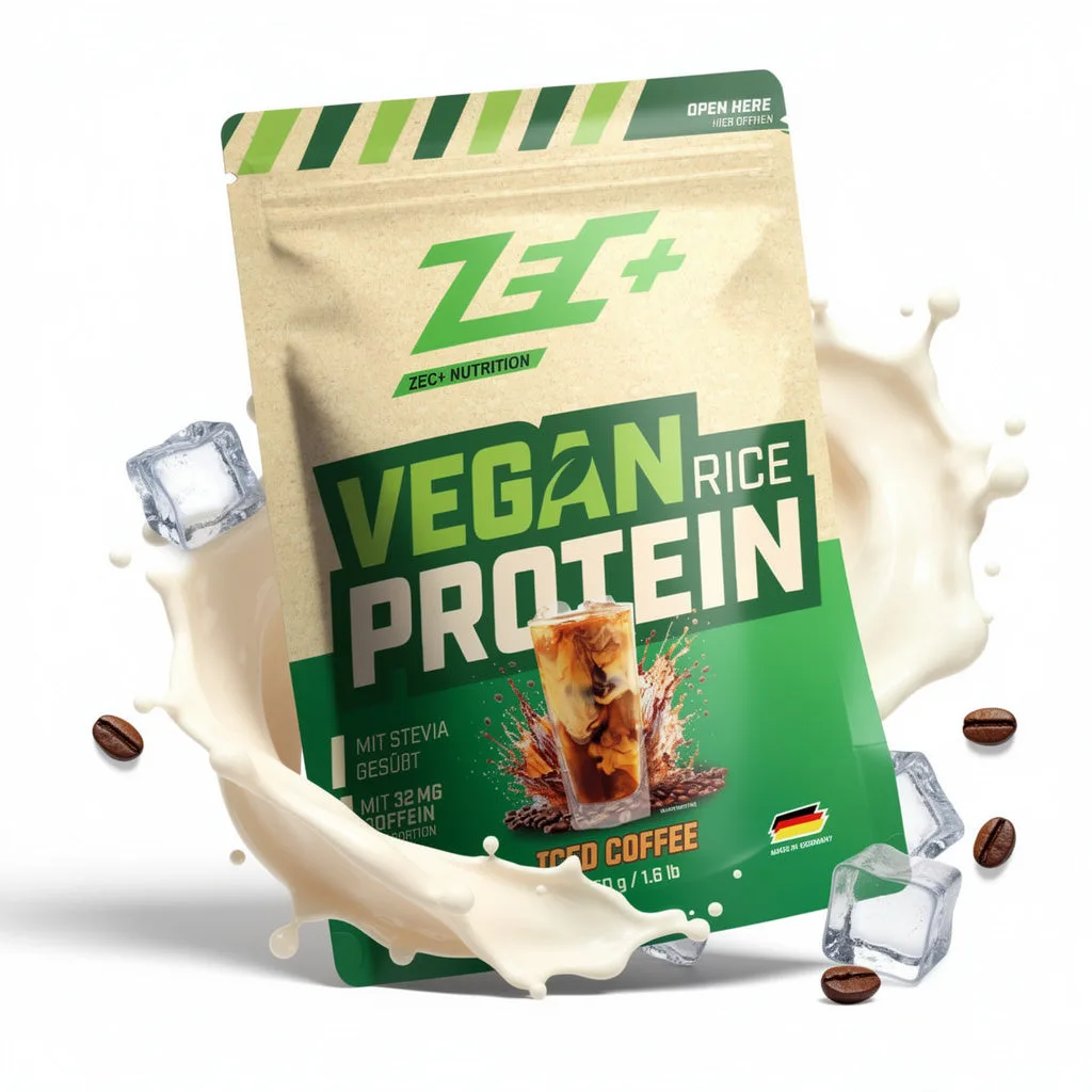 ZEC+ VEGAN RICE PROTEIN 750g Haselnuss – Bild 5