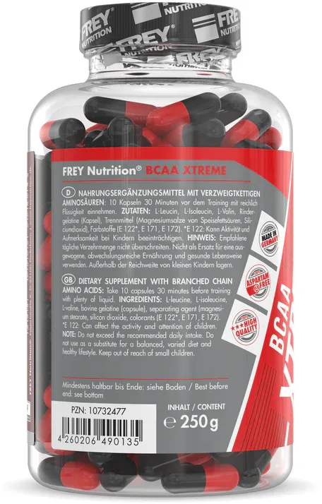Anabolic BCAA + (250 Kapseln) – Bild 2
