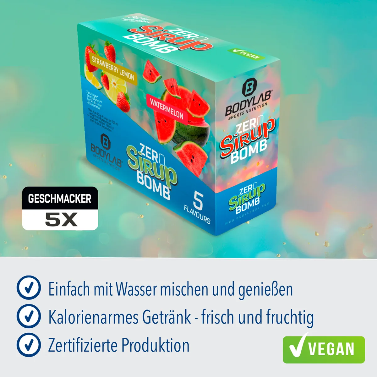 ZERO Sirup BOMB 1.0 - 4.0 Box  (5x65ml) Mixed Box 2 – Bild 5