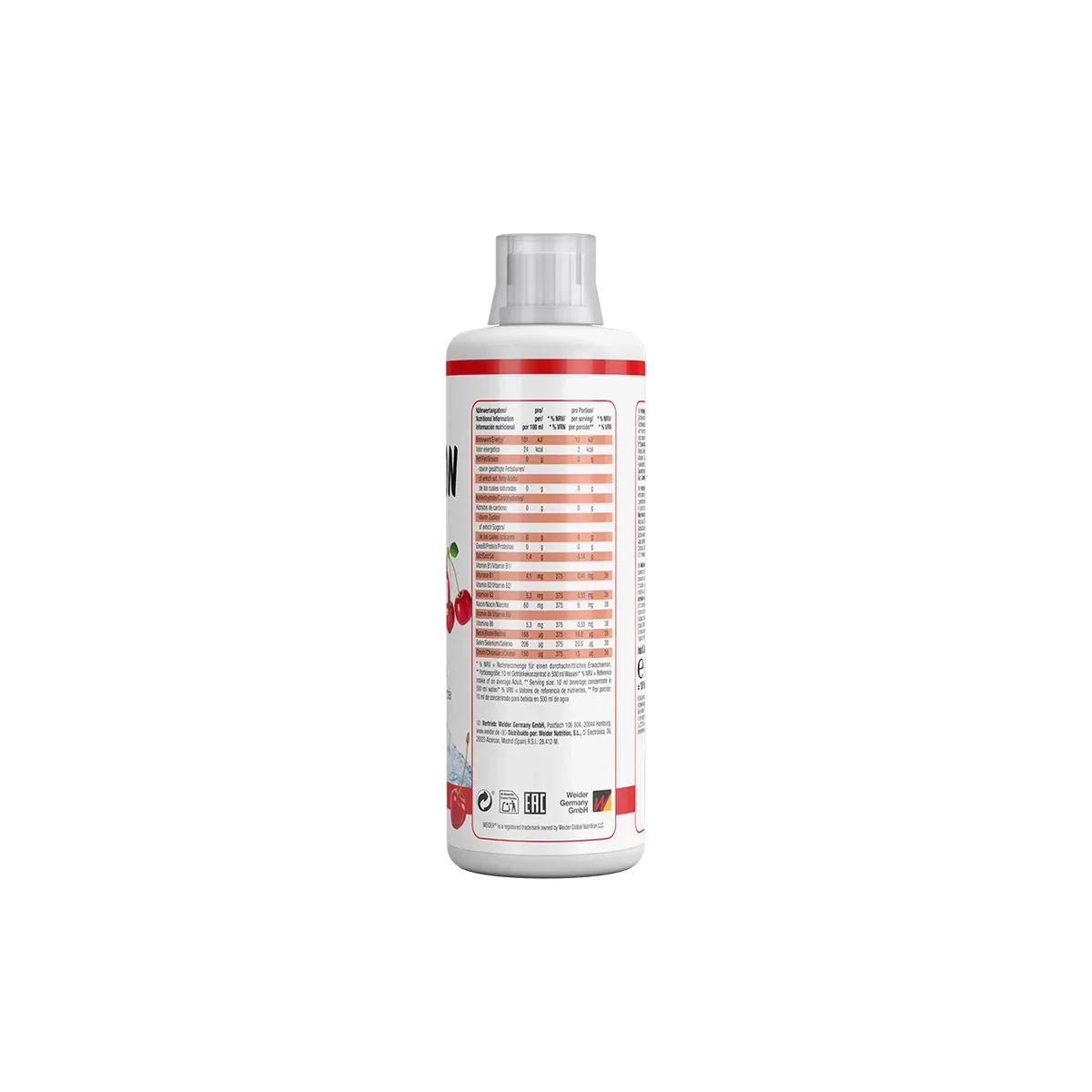 Hydration Concentrate 1L Flasche Kirsche – Bild 6