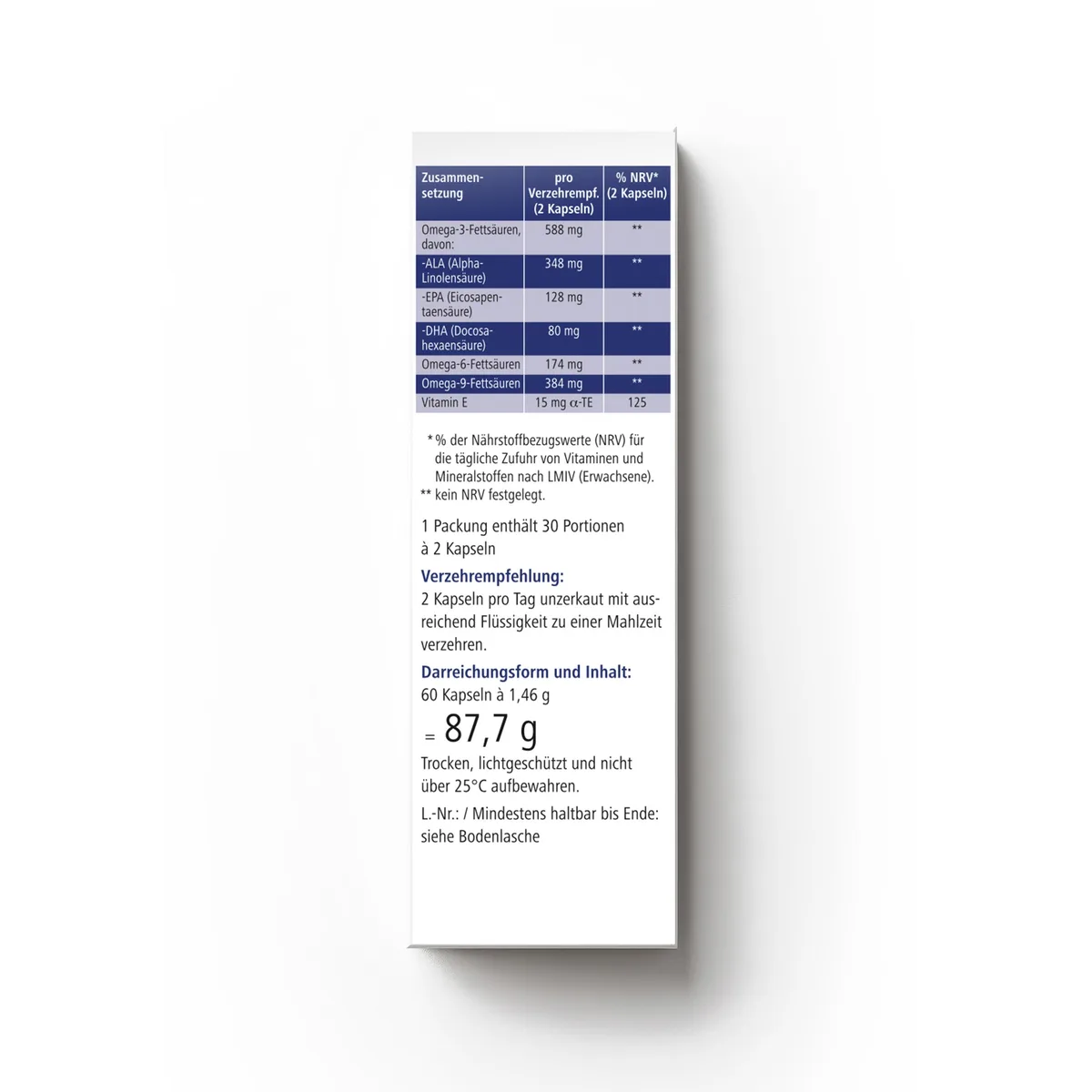 Heilusan Omega-3-6-9 (60 Kapseln) – Bild 3