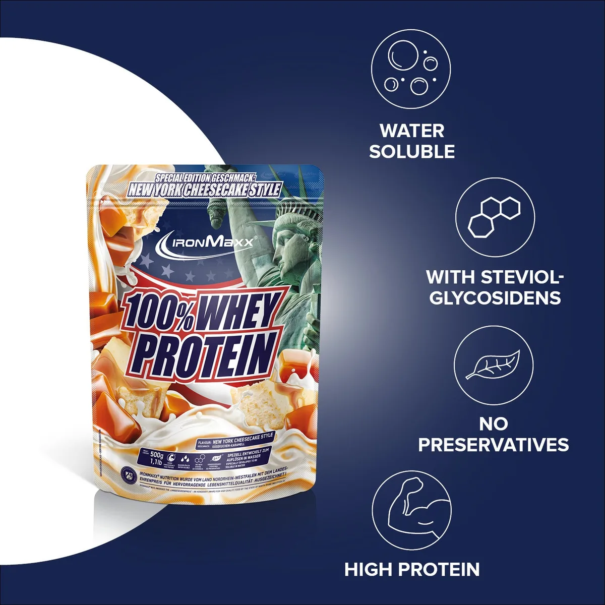 100% Whey Protein (500g) - New York Cheesecake Style (Special Edition) – Bild 7