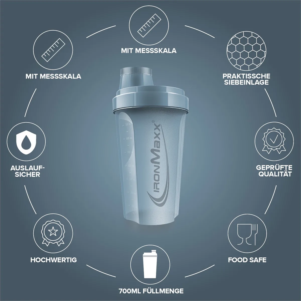 Shaker (700ml) - Kyanaite Blue – Bild 4