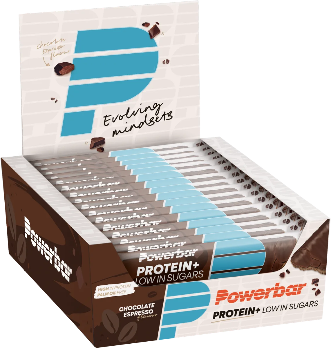 Protein+ Low in Sugars (16x35g) Chocolate Brownie – Bild 7