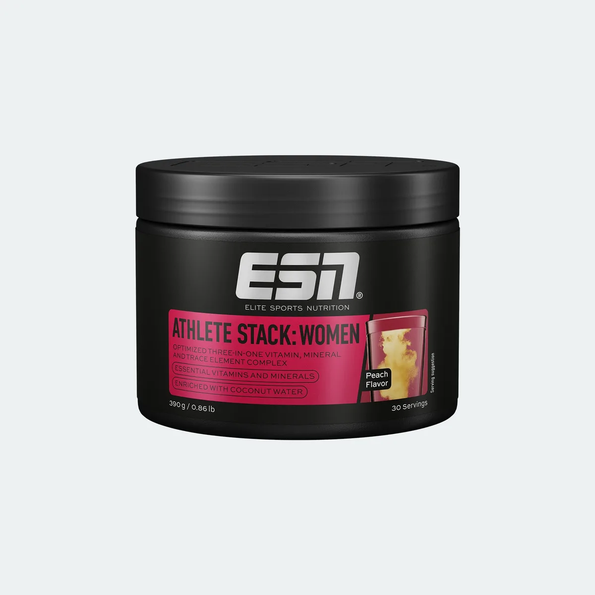 Athlete Stack: Women Powder Peach / 390g