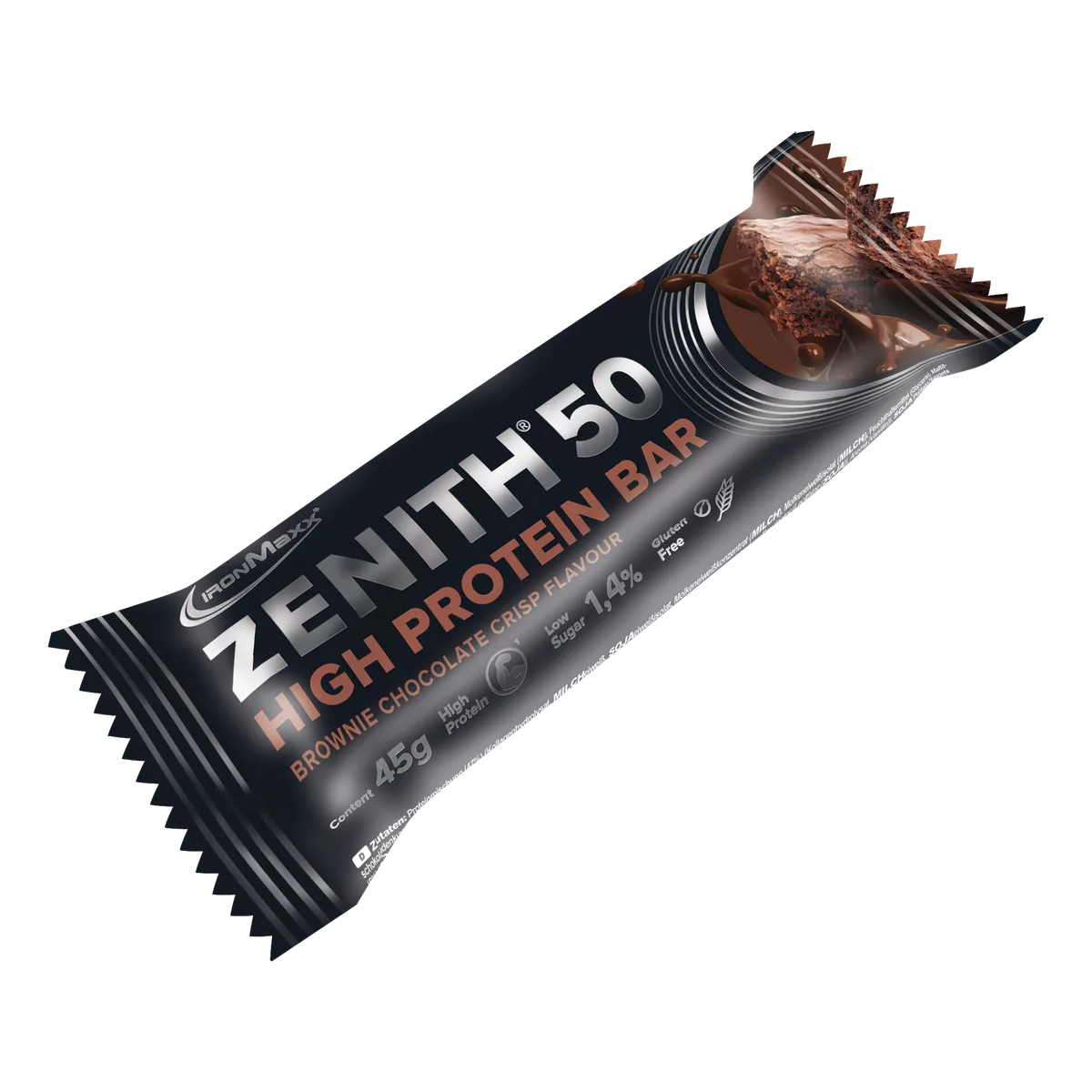 ZENITH® 50 Protein Riegel (45g) - Brownie Chocolate Crisp