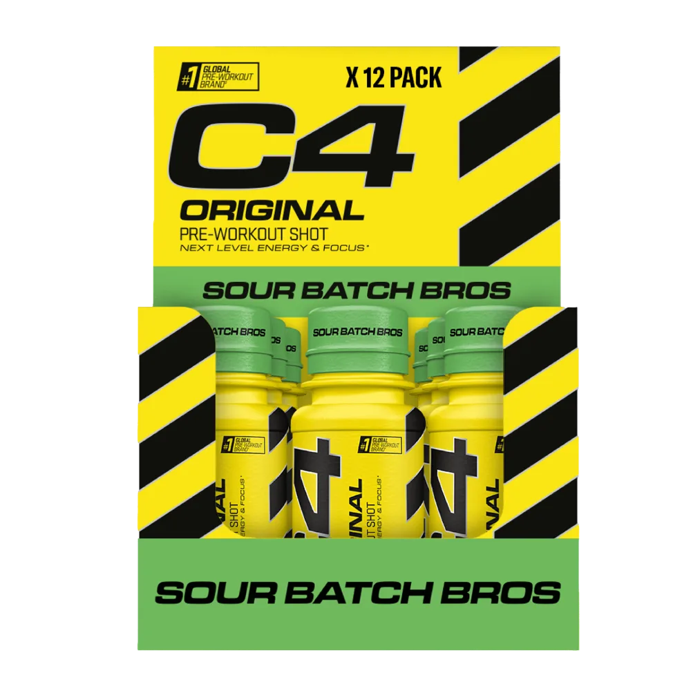 C4 Energy Preworkout Shot Citrus Berry / 720.0