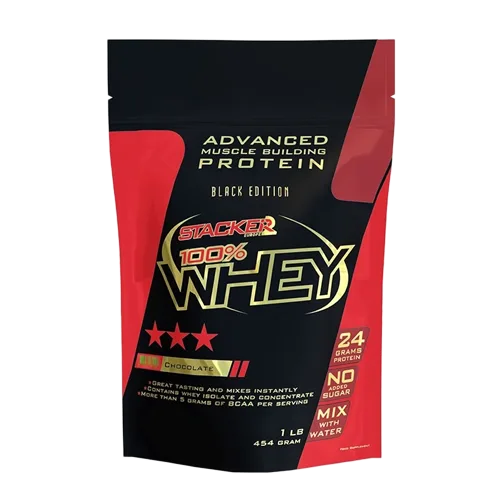 100% Whey - Stacker 2 Strawberry / 2000.0 – Bild 3
